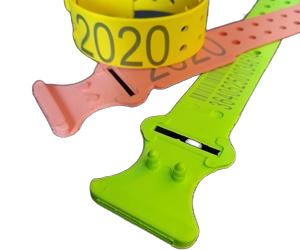 پلاک پای شترمرغ مدل نواری قفل شو